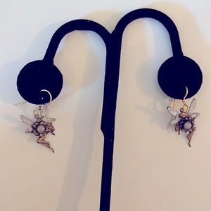 Opal fairy earrings